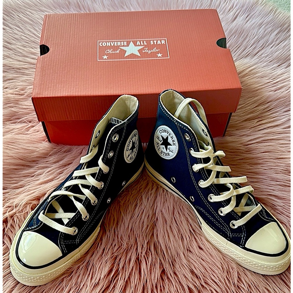 NWT Converse All Star High-Top Sneakers - Navy and White